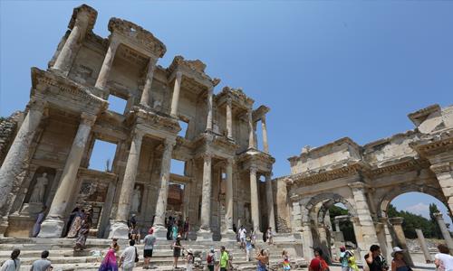 Nearly one million tourists visit Ephesus
