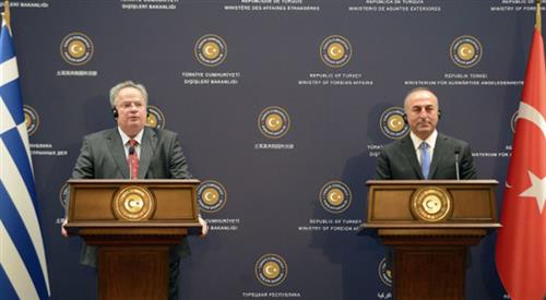 Turkish, Greek FMs want Cyprus solution in 2015