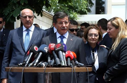 Turkish PM Davutoglu: AK Party all for forming coalition government