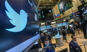 Twitter shares soar, near all-time high
